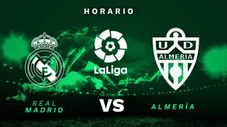 Real Madrid – Almería: horario, canal de televisión y dónde ver online el partido de Liga.