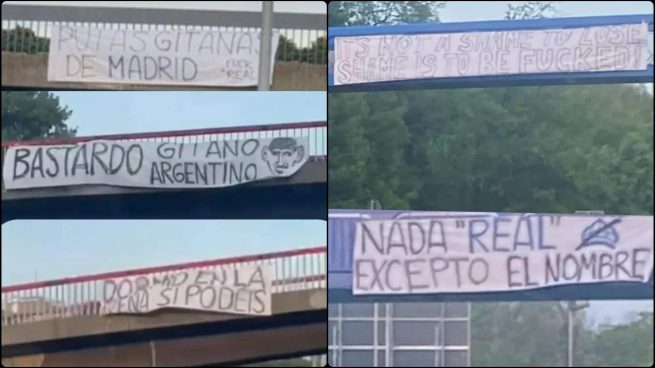 Belgrado recibe al Real Madrid con pancartas amenazantes