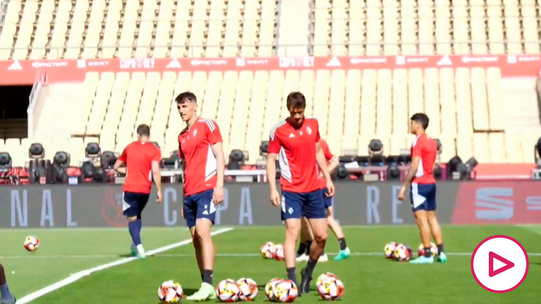 Écharpe Officielle CA Osasuna - Finale Coupe Du Roi 2023, Avec Visage Des Joueurs