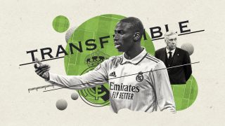 Mendy vuelve con el cartel de transferible.