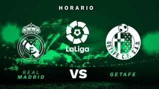 Real Madrid – Getafe: horario y dónde ver el partido de Liga Santander en directo online y por TV.