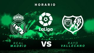 Real Madrid – Rayo Vallecano: hora, canal TV y cómo ver online en directo el partido de Liga Santander.