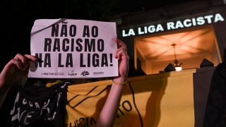 Una imagen de la manifestación en Sao Paulo. (AFP)