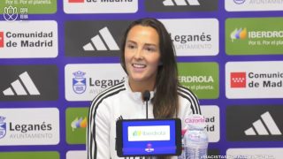 Caroline Weir, en rueda de prensa. (RFEF)