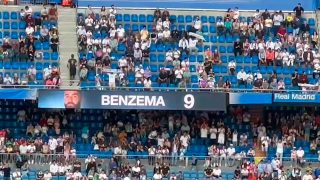 Así fue la ovación a Benzema.