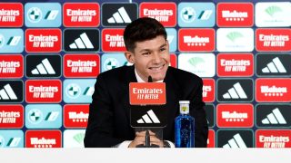 Fran García, durante una rueda de prensa. (Realmadrid.com)