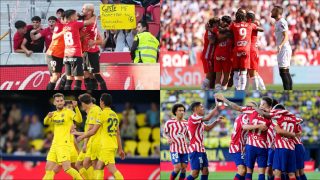 Mallorca, Almería, Villarreal y Atlético de Madrid, posibles rivales del Real Madrid para estrenar el Nuevo Bernabéu. (Getty)