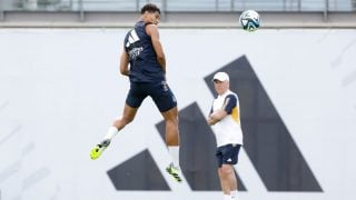 Jude Bellingham, durante un entrenamiento. (Realmadrid.com)