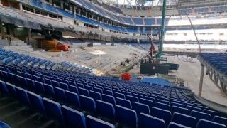 El interior del Bernabéu.