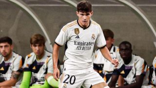 Fran García en pretemporada con el Real Madrid (Instagram)