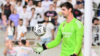 Courtois en el partido contra la Juventus. (Getty)