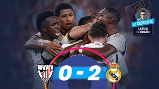 El Real Madrid derrotó 0-2 al Athletic en San Mamés.