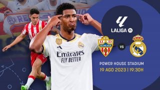 Almería y Real Madrid se miden en la segunda jornada de Liga.