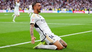 Joselu su gol con el Real Madrid. (AFP)