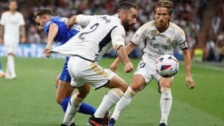 Carvajal, en un partido con el Real Madrid. (EFE)