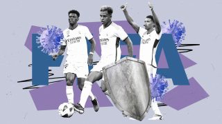 Tchouaméni, Rodrygo y Bellingham, tres internacionales del Real Madrid.