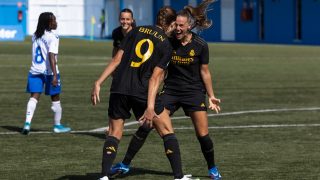 Las jugadoras del Real Madrid celebran un gol ante el Tenerife. (EFE)