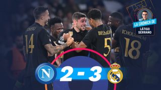 El Real Madrid ganó en Nápoles.