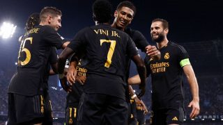 Vinicius y Bellingham celebran un gol. (Realmadrid.com)
