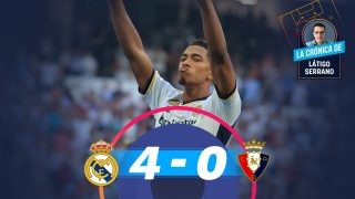 El Real Madrid goleó a Osasuna en el Bernabéu. (EFE)