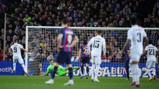 Clásico entre Barcelona y Real Madrid la temporada pasada (Getty)