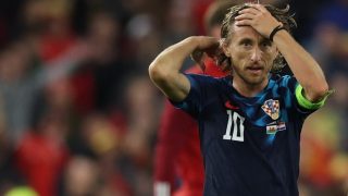 Luka Modric después de caer ante Gales (EFE)