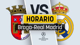 Braga – Real Madrid: horario y a qué hora es el partido de Champions League hoy.