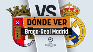 Dónde ver el partido del Real Madrid hoy contra el Braga y cómo ver la Champions League por TV y online.