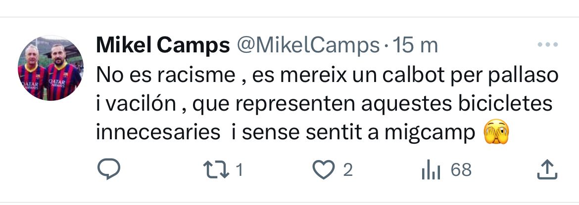 Directivo, Barcelona, Mikel Camps, Vinicius