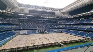 Las obras avanzan en el Bernabéu. (OKDIARIO)