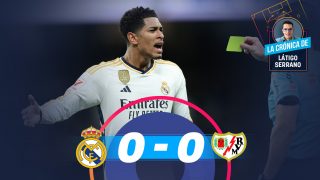 El Real Madrid no pasó del empate a cero ante el Rayo.