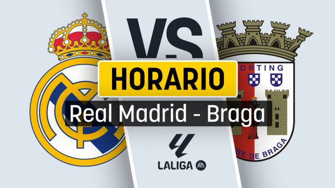 Real Madrid Braga horario