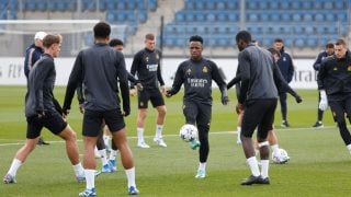 El Real Madrid se entrena en Valdebebas. (Realmadrid.com)