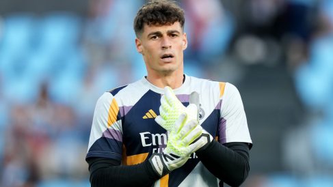 Kepa, durante un partido. (EFE)