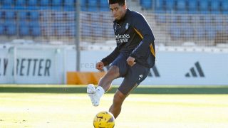 Bellibgham, durante un entrenamiento. (Realmadrid.com)