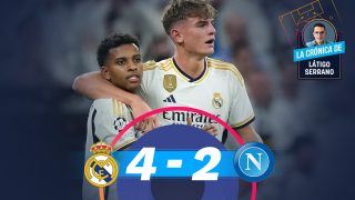 El Real Madrid ganó 4-2 al Nápoles y confirmó el primer puesto.