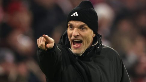 Tuchel, en un partido del Bayern. (Getty)
