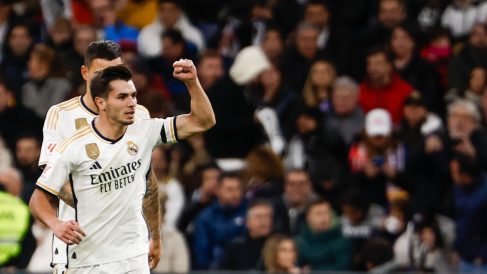 Brahim celebra su gol contra el Granada (EFE)