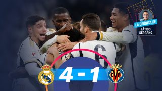 El Real Madrid derrotó por 4-1 al Villarreal.