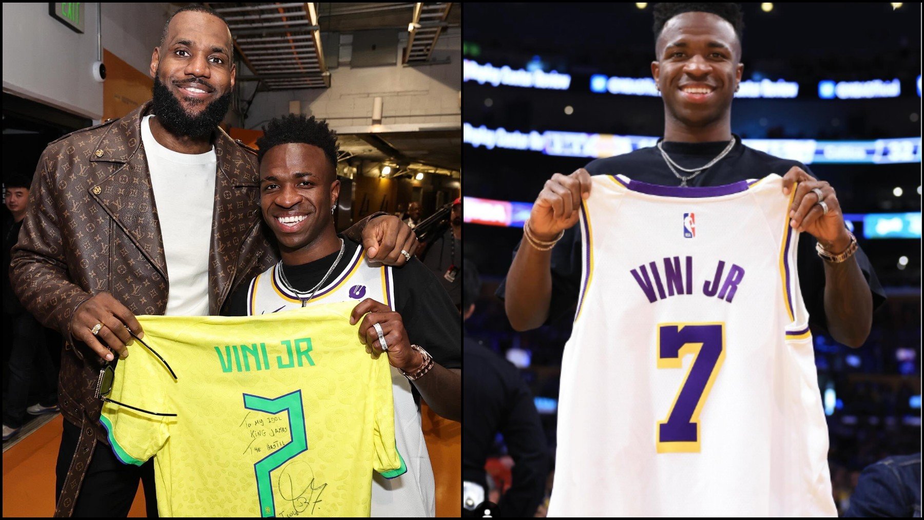 Vinicius Junior, LeBron James, Real Madrid, NBA, Lakers