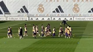 Entrenamiento del Real Madrid