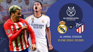 Real Madrid y Atlético juegan las semifinales de la Supercopa de España.