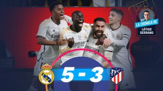 El Real Madrid se metió en la final de la Supercopa tras ganar 5-3 al Atlético.