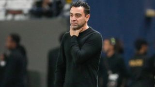 Xavi Hernández, entrenador del Barcelona. (EFE)