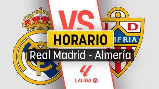 Real Madrid – Almería: horario y dónde ver el partido de Liga en directo por televisión y online.