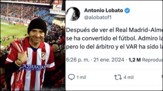 Antonio Lobato criticó el arbitraje del Real Madrid-Almería.