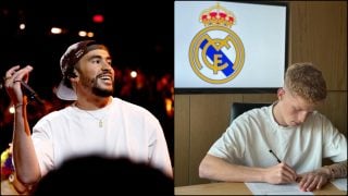 Bad Bunny celebra el fichaje de su compatriota Jeremy de León por el Real Madrid.