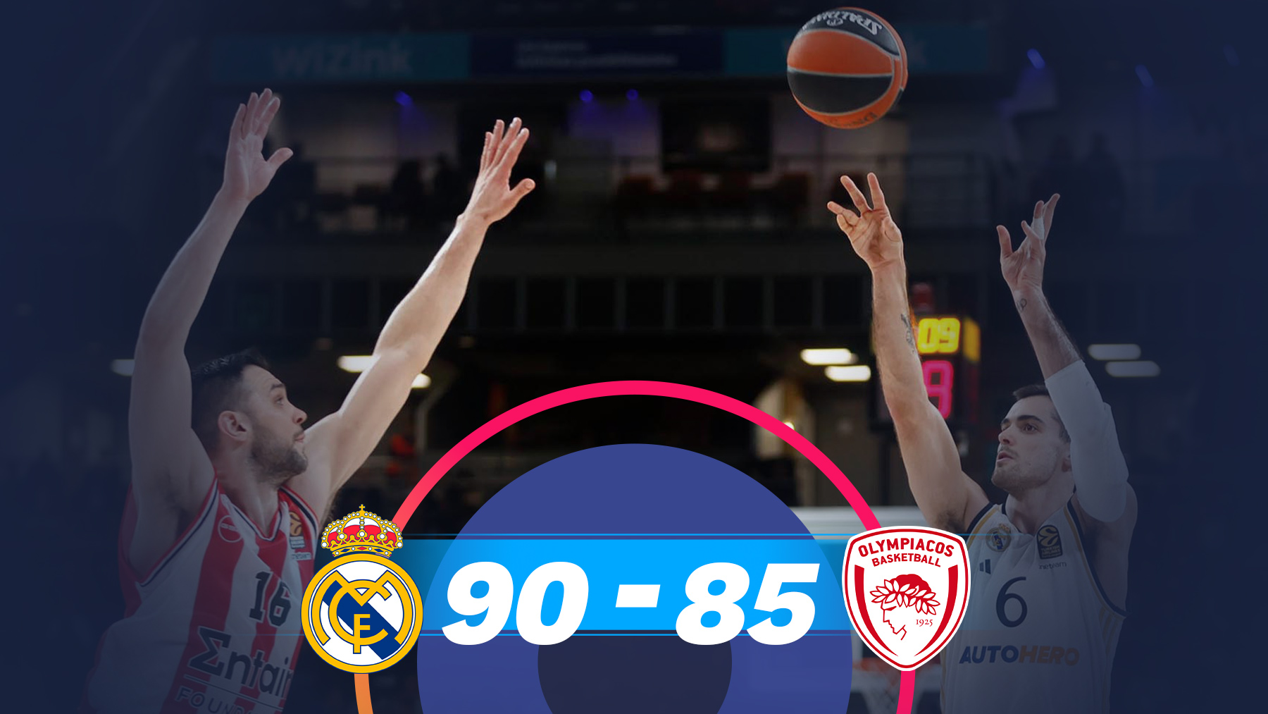 El Real Madrid vence a Olympiacos gracias a un bestial primer cuarto