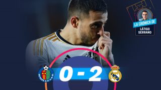 Joselu dio la victoria al Real Madrid en Getafe.