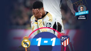 El Real Madrid perdió una gran oportunidad en el derbi madrileño.